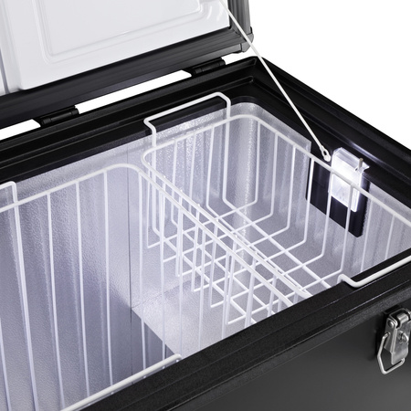 Indel B STEEL 74L travel fridge/freezer - 12V/24V