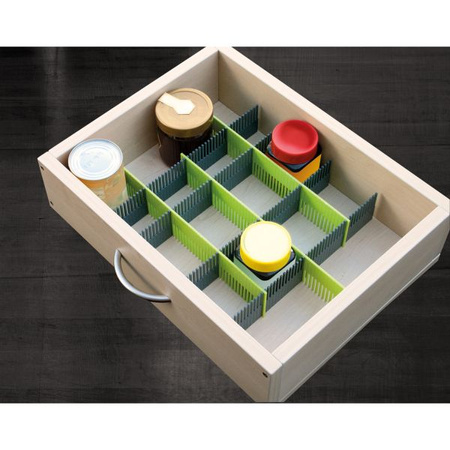 purvario Stow Bar lime organizer szuflad - 8 przegród