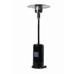 Carbon Garden Słońce - Gazowy parasol grzewczy 5-13kW 15m2 Czarny