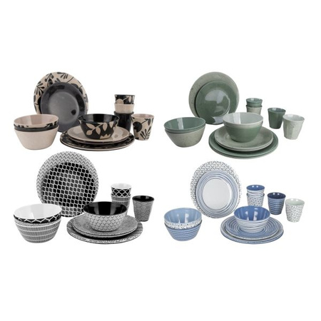 Tableware Series Mix & Match, 16 Pcs., black/white