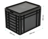 TROBOLO BilaBox przenośna toaleta separacyjna w formacie Eurobox, 2,9 kg - kamper, van, biwak
