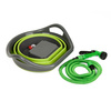 Collapsible Bucket with Shower Head, Portable Shower Battery Plus