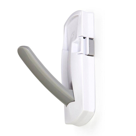 Haczyk samoprzylepny I+V L 8cm biały 1szt