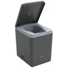 Trelino Evo L composting separation toilet anthracite, 10 l / 10 l, soft-close, no water or chemicals
