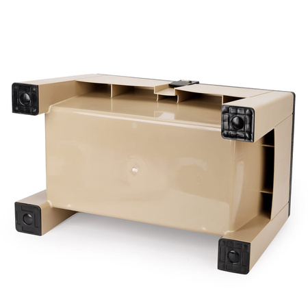Stool with storage compartment Yolco ST2 SAND