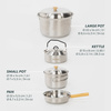 BOXIO COOK PLUS - kuchenka gazowa w Euroboxie z zestawem garnków BOXIO COOKWARE