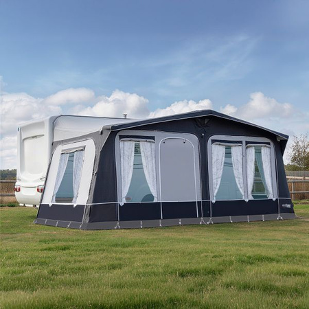 CAMPTECH Diamant Air 22 inflatable seasonal awning - circumference 1175-1200 cm, Camptex All Season, 6 windows