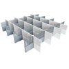 System organizacji szuflad purvario eStow Bar – light grey – 8 przegród