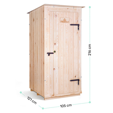 TROBOLO KersaBœm - wooden cabin with composting toilet