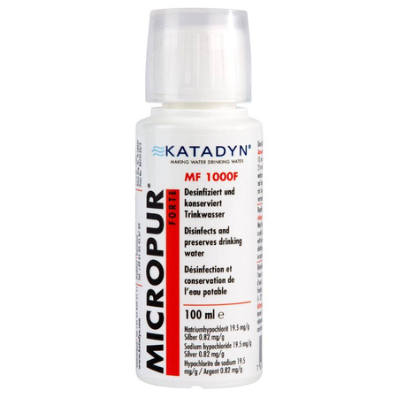 Katadyn Micropur Forte MF 1000F 100 ml - jony srebra i chlor do wody