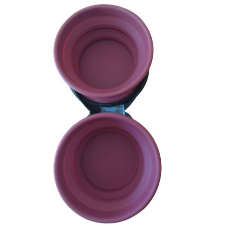 Animal Feeding Bowl Foldable, pink
