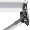 Stół kempingowy Titanium Axia marki Brunner z rolowanym blatem, 122 cm