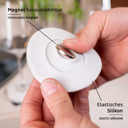 magnetic cover for stemmed glasses