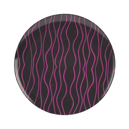 Talerz obiadowy melamina Gimex Grey Line jagodowy wytrzymały design