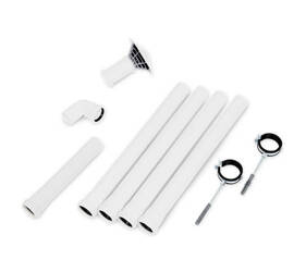 TROBOLO Exhaust pipe set DN 50 for composting toilets - ventilation without electricity