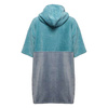 Bath Towel Poncho, blue-grey, XL