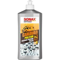 SONAX CARAVAN Politura 500 ml z woskiem do lakieru i laminatu GRP - polerowanie ręczne i maszynowe, kamper i przyczepa