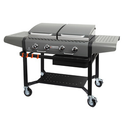 Plancha Gas Grill Favex Margaux Metallic 4-burner 