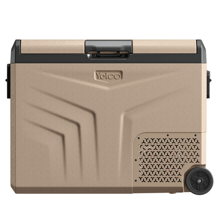 Yolco przenośna lodówka kompresorowa TCX60 60 l, dwustrefowa, piaskowa