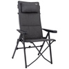 Krzesło turystyczne składane Crespo Tex-Comfort 7 pozycji szare outdoor