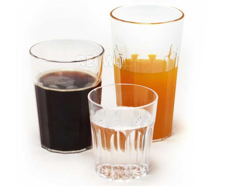 Szklanki Camp4 z poliwęglanu fasetowane 450ml