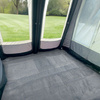 CAMPTECH Rubin Air awning carpet - 300 x 300 cm, PE-HD polyethylene, blue and grey, 10.8 kg