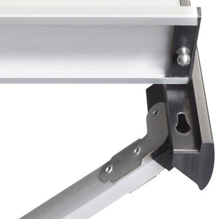 Stół kempingowy Titanium Axia marki Brunner z rolowanym blatem, 122 cm
