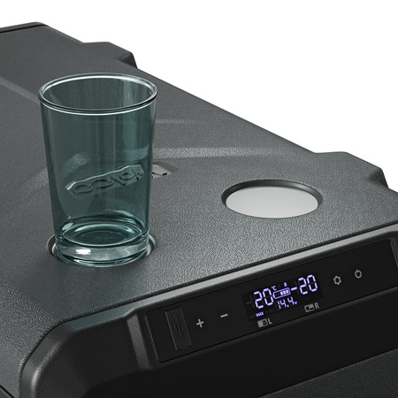 Yolco przenośna lodówka kompresorowa TCX60 60 l, dwustrefowa, Carbon