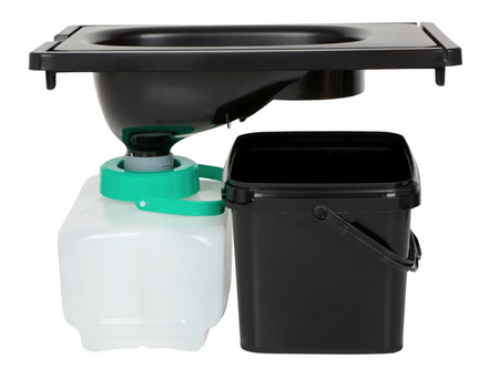TROBOLO BilaBox przenośna toaleta separacyjna w formacie Eurobox, 2,9 kg - kamper, van, biwak