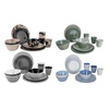 Tableware Series Mix & Match, 16 Pcs., black/white