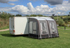 Przedsionek dmuchany częściowy CAMPTECH Opal Air 300 do kampera i przyczepy z podnoszonym dachem - szer. 300 cm, wys. montażu 265-280 cm, Camptex All Season, 26,1 kg