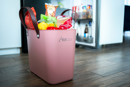 Yolco torba Multibag Albula 25 l z tworzywa z recyklingu, różowa