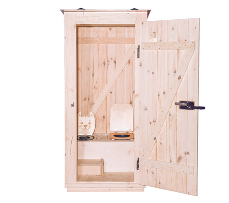 TROBOLO KitaBœm - wooden cabin with composting toilet and child toilet