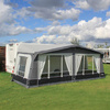 CAMPTECH Topas Air 12 inflatable travel awning - circumference 925-950 cm, Camptex All Season, 6 windows, pump included