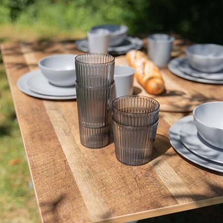 Szklanka Bo-Camp Nomad 400 ml szara lekka ekologiczna z recyklingu