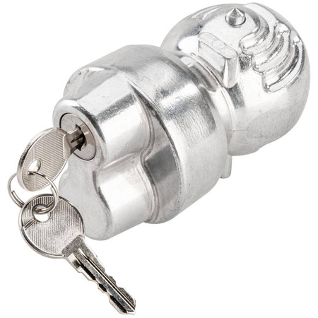 HABA Alu-King trailer ball coupling lock - anti-theft device with lock and 2 keys