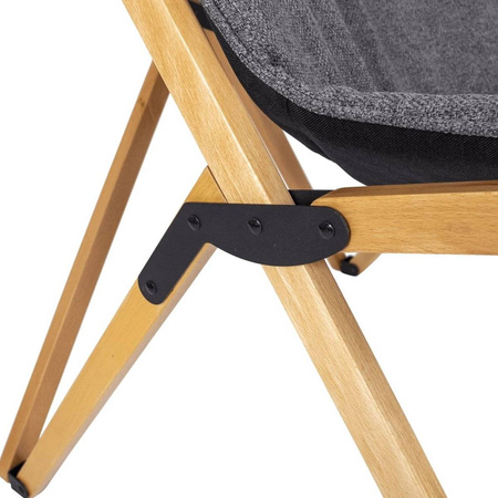 Bo-Camp folding camping chair L Grey Urban Outdoor - Wembley - Nika