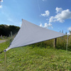 Żagiel słoneczny TC-Zip Canvas mżawka 250cm UPF60 szary