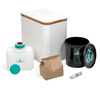 TROBOLO SilvaBlœm - wooden composting toilet with urine separation, white