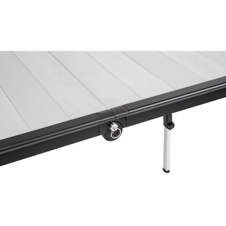 Stół składany Brunner Dinemic 143 cm – aluminiowy, regulowany