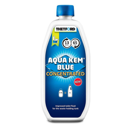 Thetford Aqua Kem Blue koncentrat 780 ml - płyn do toalet kasetowych
