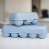 Pudełko na jajka mini niebieskie 17x7,3x11,8cm PP