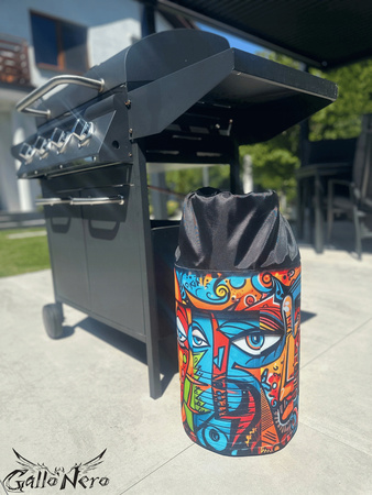 Pokrowiec na butlę gazową 5kg MINI MEXICO GalloNero