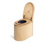 TROBOLO LunaBlœm - pre-oiled wooden composting toilet with rounded front