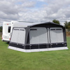 CAMPTECH Brillant Air 22 inflatable seasonal awning - circumference 1175-1200 cm, Camptex polyacrylic, 3 windows, pump included