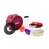 Omnia Kit 2 - Classic 2 l stovetop oven with perforated tray, silicone moulds, lifting handle and bag