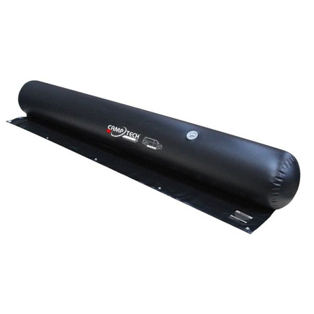 Dmuchany fartuch przeciwwiatrowy CAMPTECH - długość 400 cm, czarny, PVC, 2,3 kg