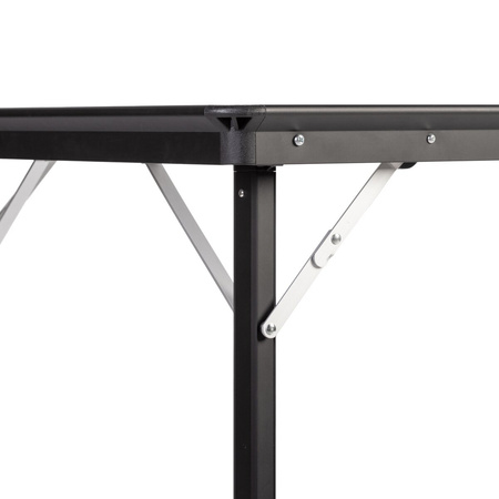 Brunner Dinemic Elùtop folding camping table 124 x 70 cm - aluminium, honeycomb top, height 56-85 cm