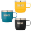 Stainless Steel Espresso Cup with Handle, 177 ml, teal