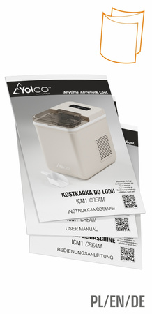 Kostkarka do lodu Yolco ICM1 kremowa 0.8kg lodu